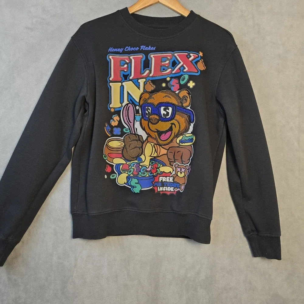 Kindred Sweater Size Med Honey Choco Flakes Flex In‎ Embroidered Sweater